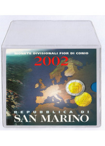 Busta di protezione per serie divisionali in Euro di San Marino ufficiali
